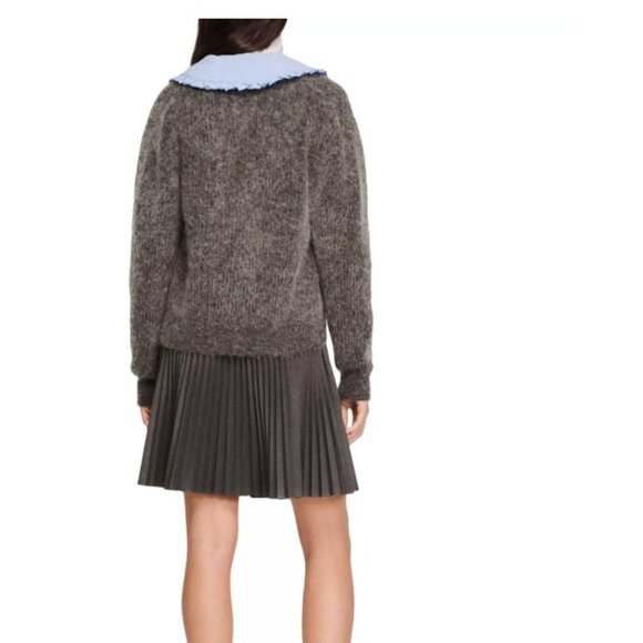 Sandro Barthelemy Collared Cardigan S - Picture 6 of 7